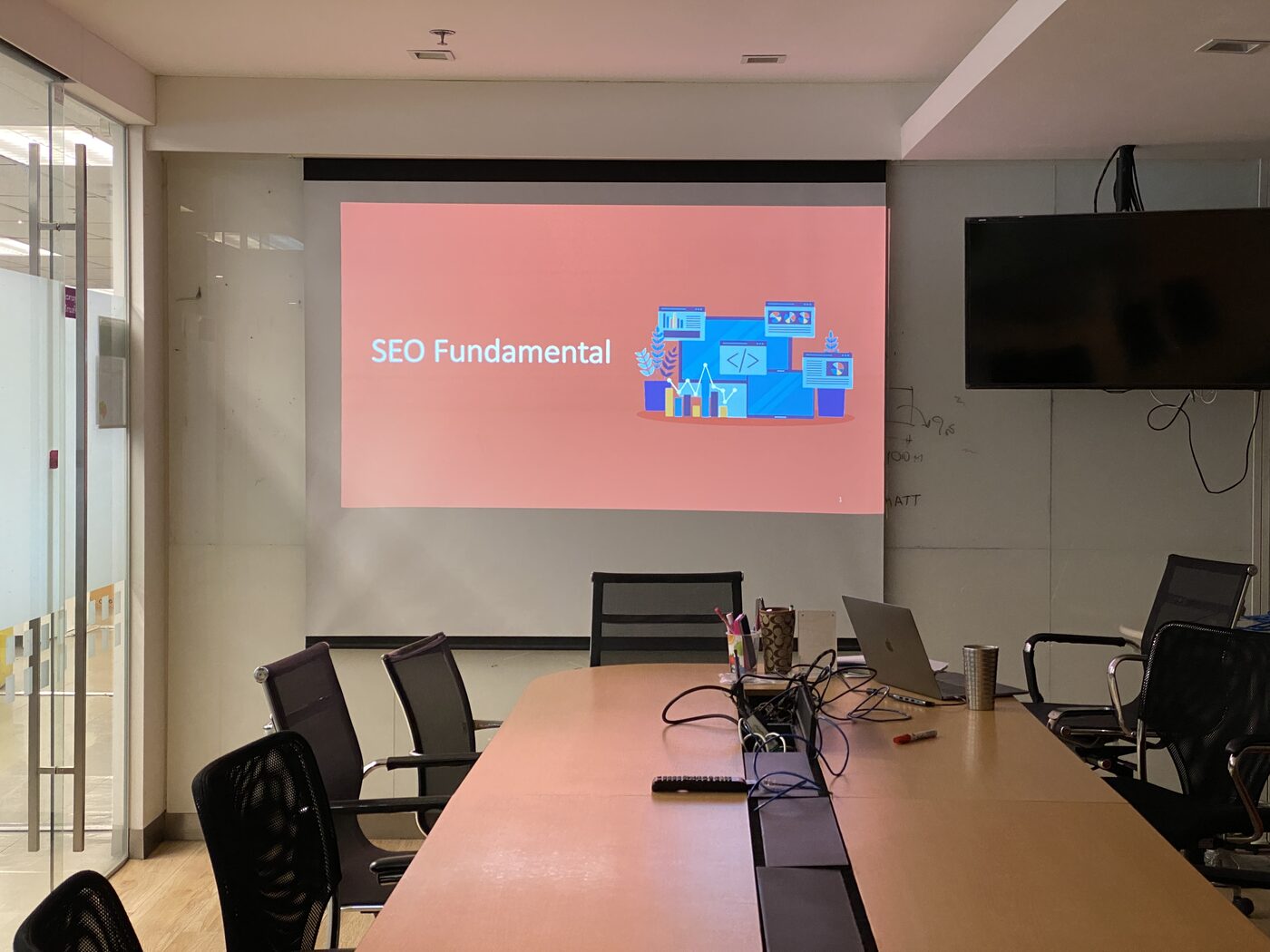 SEO Fundamentals training room